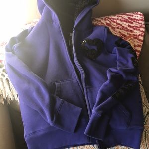 Victoria Secret PINK fur lined hoodie